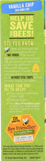 Cascadian Farm, Bar Granola Vanilla Chip Organic, 1.2 Ounce, 6 Pack