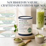 Wild Orchard Matcha Green for Lattes from Jeju Island - Premium Tea - 100% Regenerative Organic Certified - Premium Grade Matcha Green Tea Powder