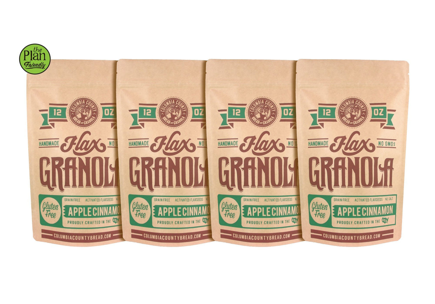 Flax Granola 4 Pack (Apple Cinnamon)