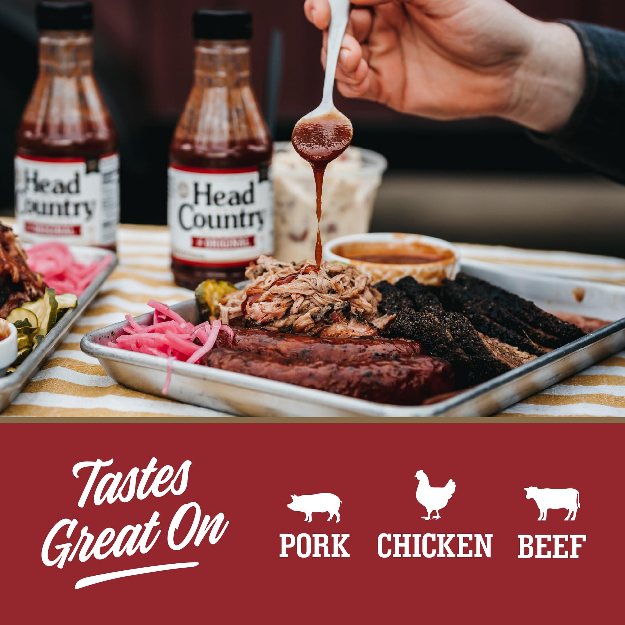 Head Country BBQ Sauce, Original | 80 oz Jug Barbecue Sauce, Sweet, Savory