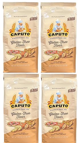 Antico Molino Napoli Antimo Caputo Pizza Flour, Gluten Free, 2.2 Pound (Pack of 4)