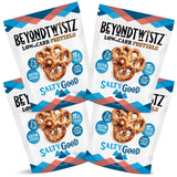 BeyondTwistz Low Carb Pretzels, Salty Good, Keto Friendly, 2g Net Carbs, 18g Protein, Powered By HealthSense® High Fiber Wheat Flour, Family Size 8oz