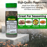 Coarse Black Pepper - Premium Grade Peppercorns for Grinder Refill, Bold Flavor for Cooking, Marinades & Seasoning - Perfect for Salt and Pepper
