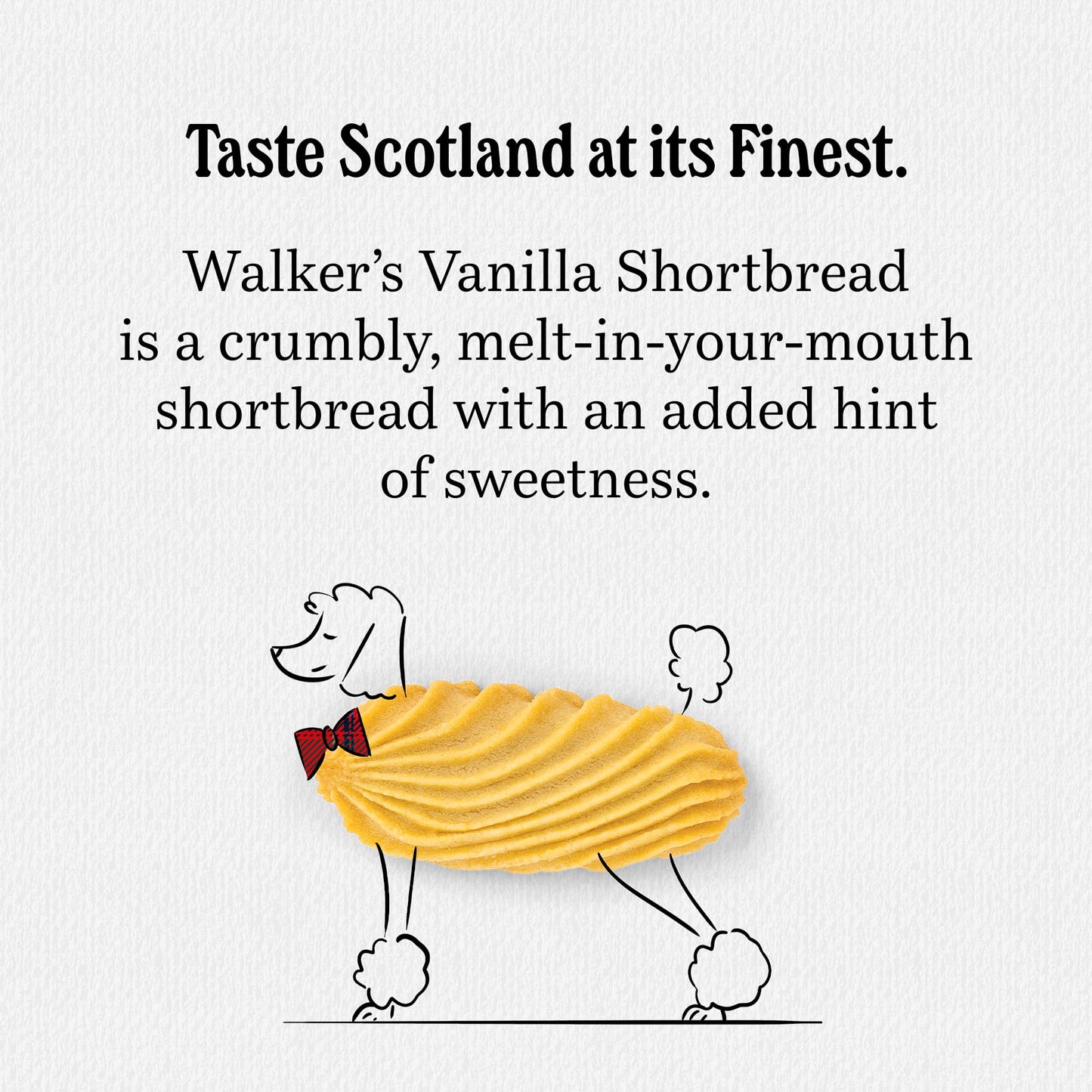 Walker's Shortbread Vanilla Cookies, Pure Butter Shortbread Cookies, 5.3 Oz Box (Pack of 4)