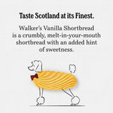 Walker's Shortbread Vanilla Cookies, Pure Butter Shortbread Cookies, 5.3 Oz Box (Pack of 4)