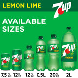 7UP Lemon Lime Soda, 12 fl oz cans, 12 pack
