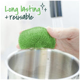 Scotch-Brite Non-Scratch Plastic Scrubbing Pads, Cleans Dishes Without Scratching, 3 Scrubbing Pads