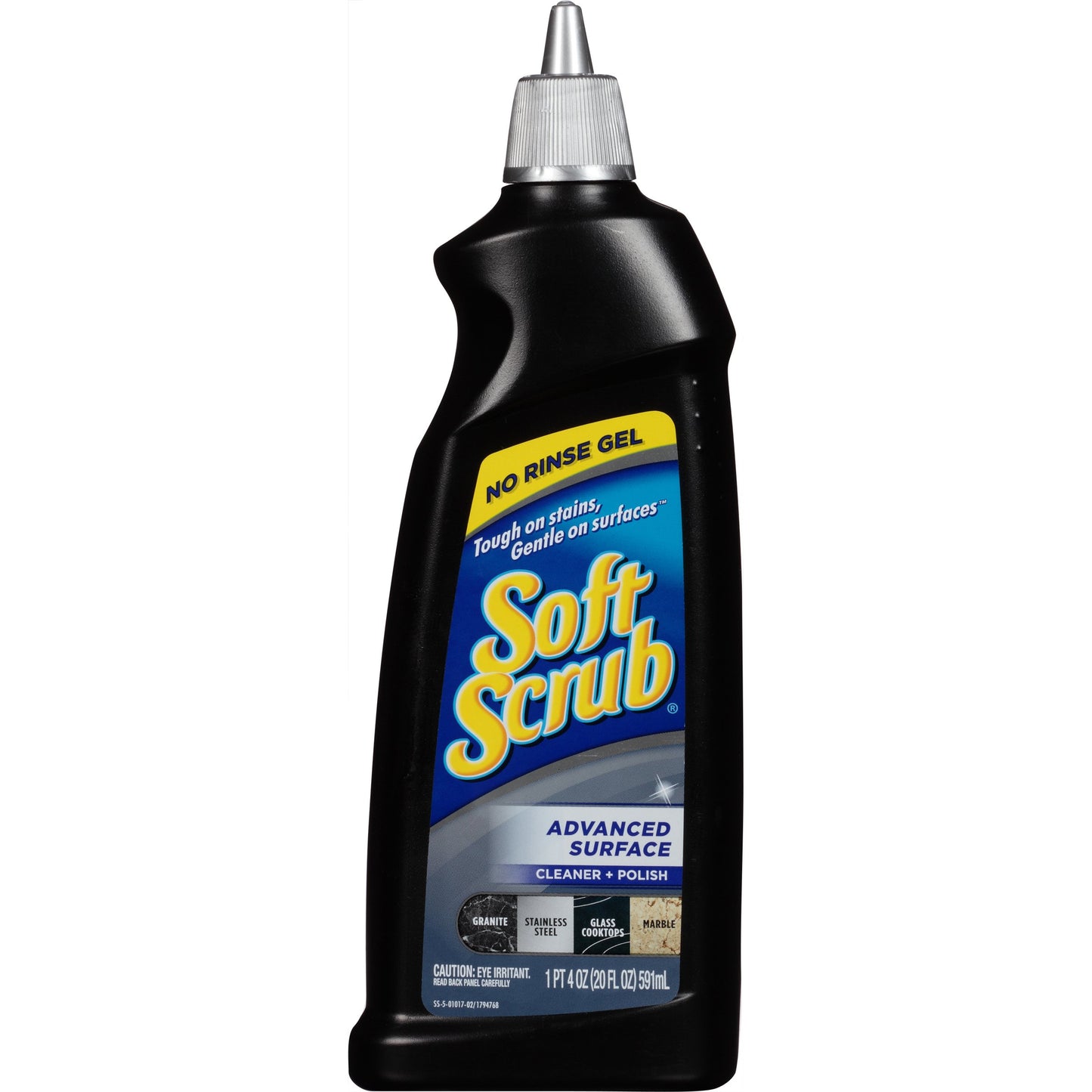Soft Scrub Gel, Advanced Surface Cleaner, 20 Ounce