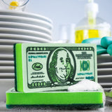 Genuine Fred, Dirty Money, Kitchen Sponges, Set of 2, Green (5286467)