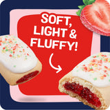 Pop-Tarts Baked Pastry Bites, Kids Snacks, School Lunch, Frosted Strawberry, 7oz Box (5 Pouches)
