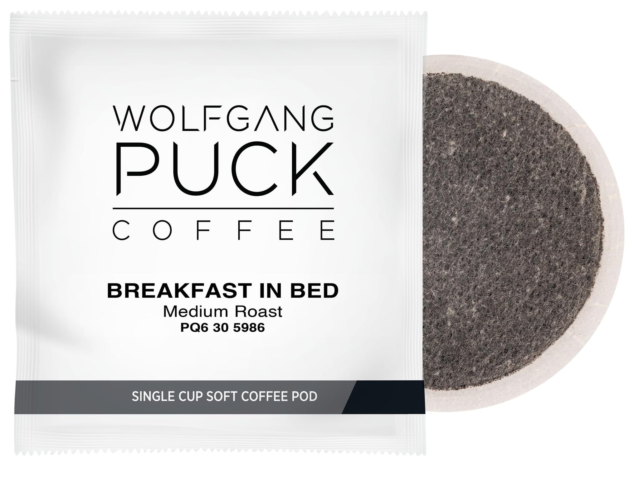Wolfgang Puck Coffee, Breakfast in Bed, 12 Gram Soft Pods, 16 count (Pack of 3)