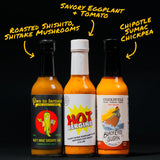 Hot Ones Hot Sauce Challenge Set - Season 30 Warmup - Hot Sauces Gift Set - Variety Pack - Made with Natural Ingredients - Unique Small Batch Sampler