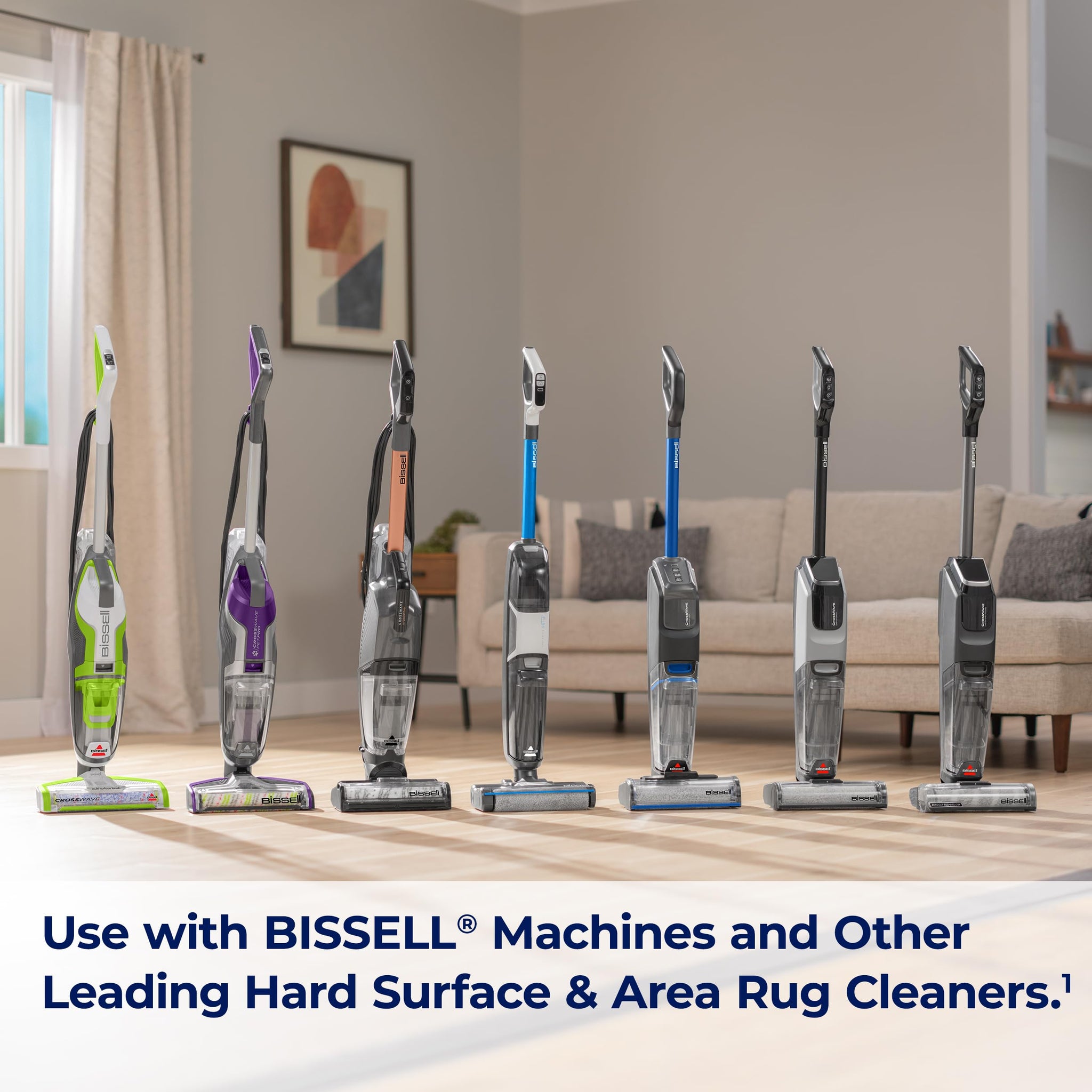 Bissell® Multi-Surface with Febreze + Gain, 34451, 64 oz, Safe of Sealed Hard Floors and Area Rugs, Dissolves Dirt, Grime, and Tough Sticky Messes