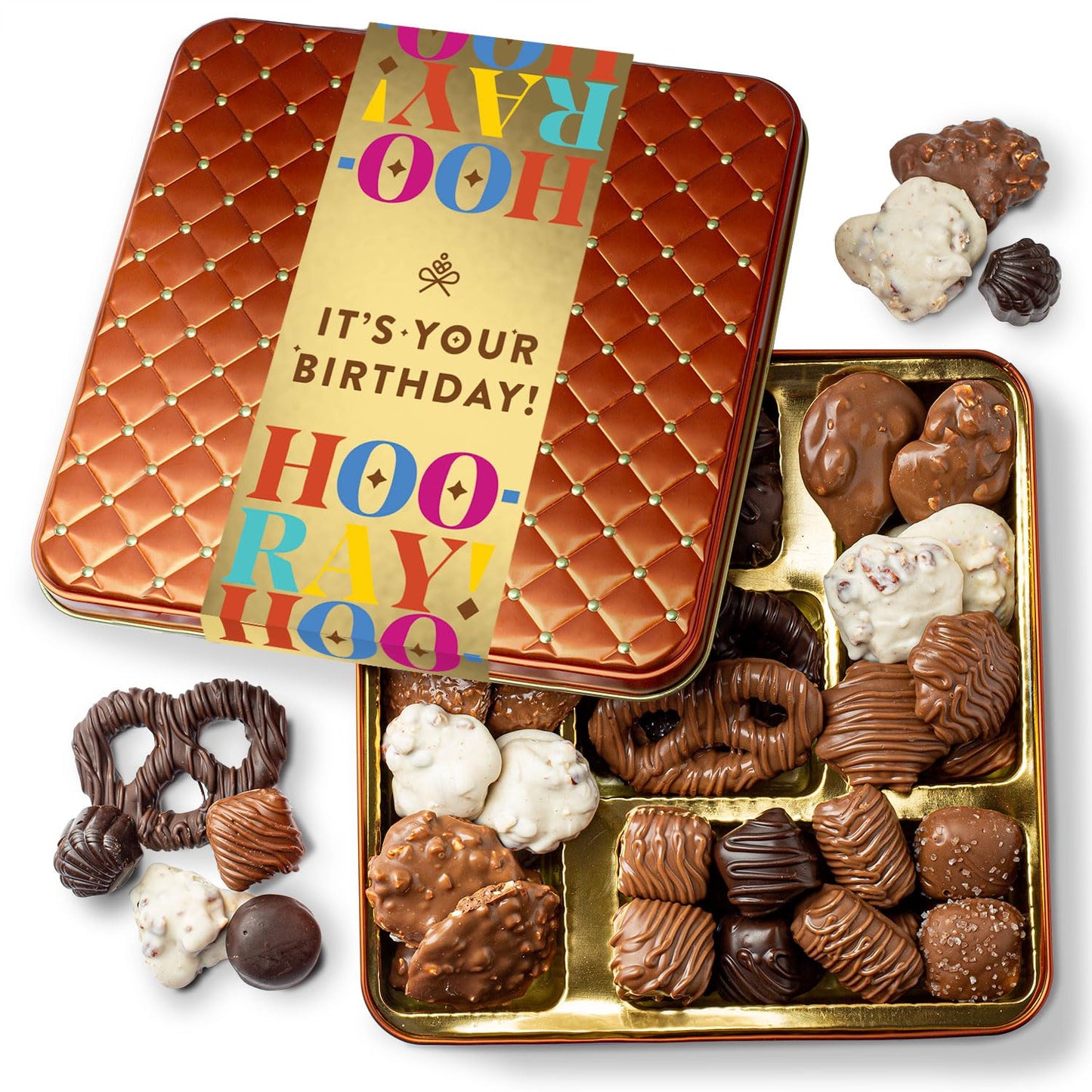 Birthday Food Gift Basket, Happy Birthday Chocolate, Birthday Gift Box, Food Birthday Gifts for Women and Men, Birthday Treats, Prime Snack Gift