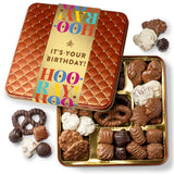 Birthday Food Gift Basket, Happy Birthday Chocolate, Birthday Gift Box, Food Birthday Gifts for Women and Men, Birthday Treats, Prime Snack Gift