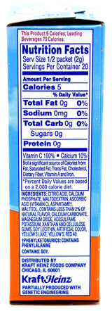 Crystal Light On-The-Go Drink Mix Packets, Zero Sugar Powdered Water Enhancer, Natural Flavor Low Calorie Beverage Mix, Powdered Soft Drink Mix