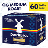 Dutch Bros® OG Medium Roast, 60 Count, Medium Roast, Single Serve Coffee Pods for Keurig K-Cup Brewers