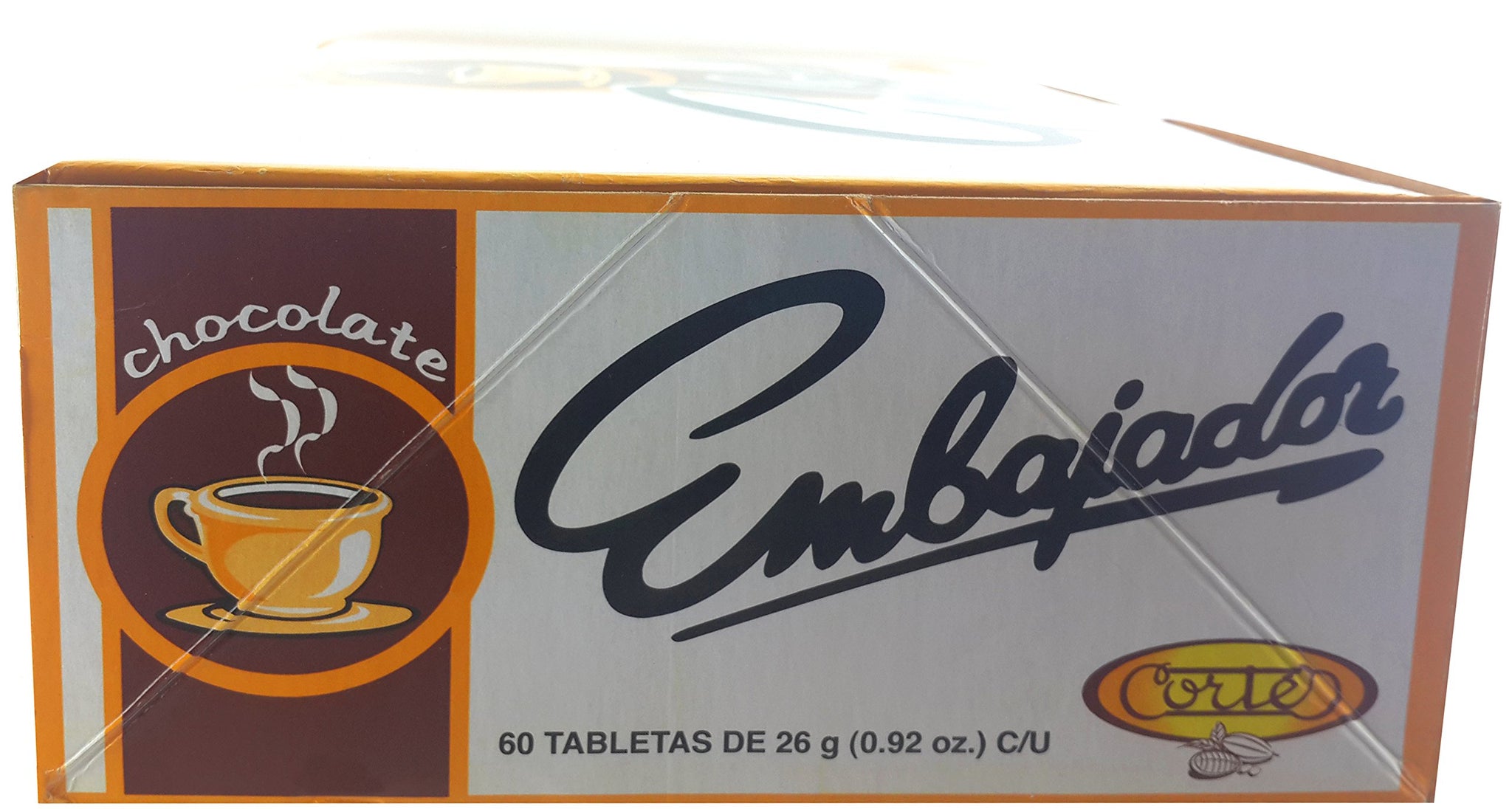 Sweet Dominican Chocolate Embajador Box of 60 Bars / Tablets