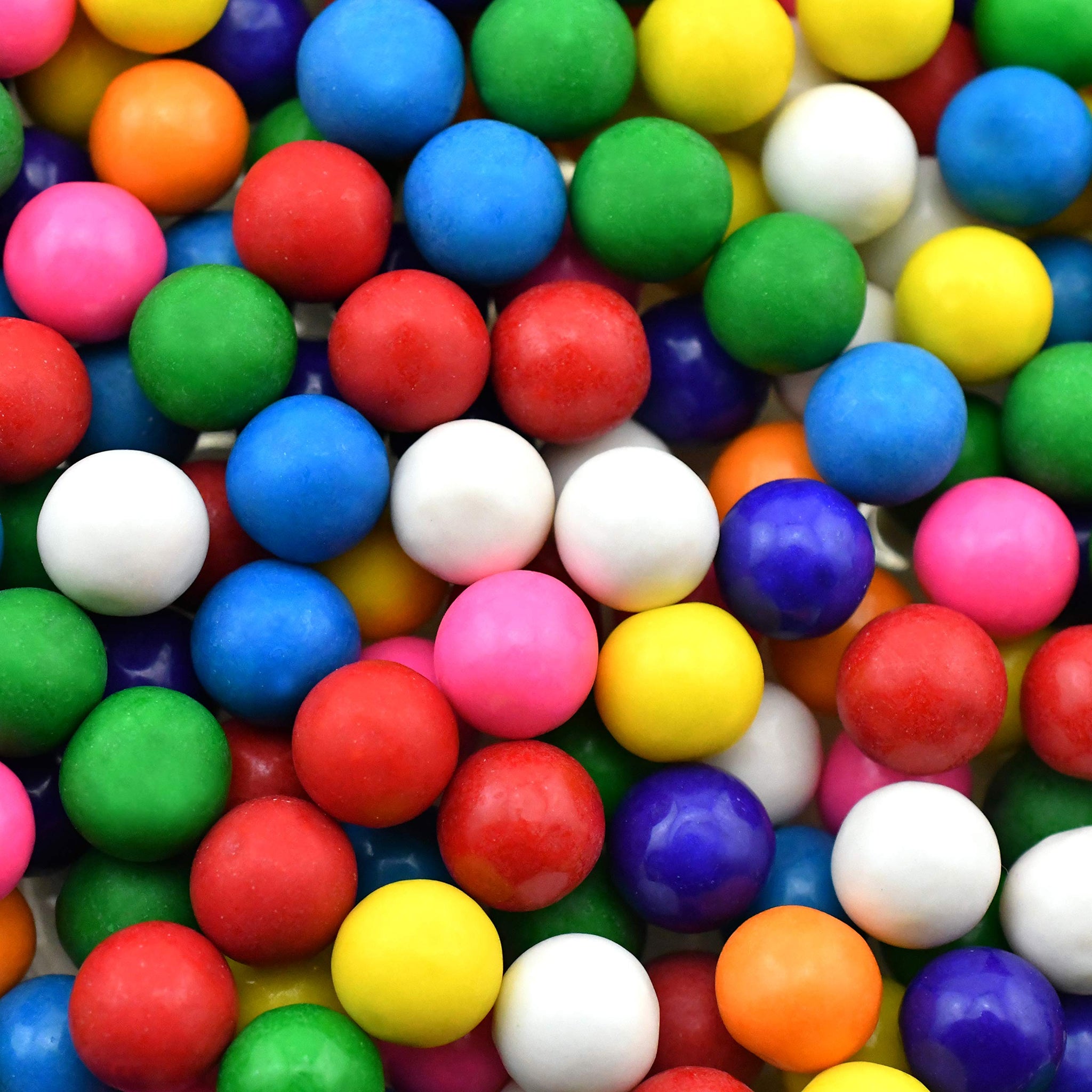 Dubble Bubble Gumball Machine Refill Carton - Bulk Bubblegum Balls - .625 Inch Assorted Gumballs for Small Mini Candy Dispenser - 20 Ounce
