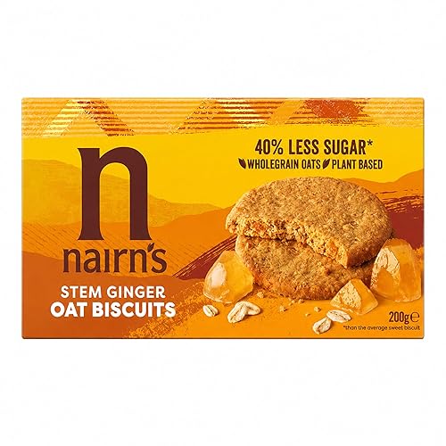Nairns Stem Ginger Oat Cookies, 200 GR