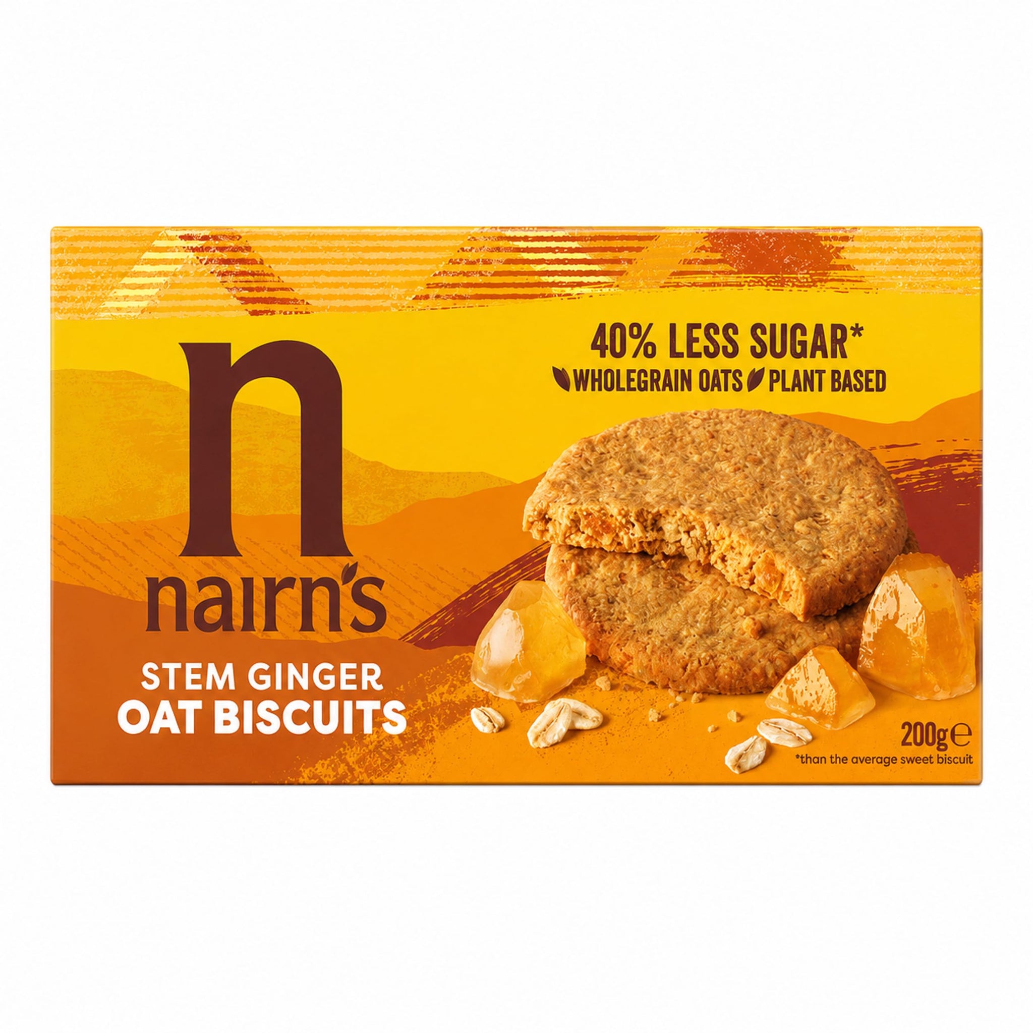 Nairns Stem Ginger Oat Cookies, 200 GR