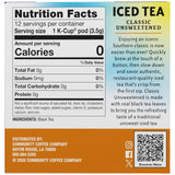 Community Coffee Classic Unsweetened Iced Tea Keurig® K-Cup® Pods 12 Count (Pack of 1)