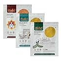 Chaakri Khakhra Roasted Crispies - 3 Pack, Whole Grain, Ready to Eat Savory Snacks, Non-GMO, Vegan (Spicy Mix)