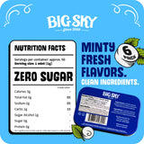 Big Sky Sugar Free Peppermint Mints - 50 Count Tin (Pack of 6) | Kosher Certified, Vegan Peppermint Candy | Aspartame & Gluten Free | Natural Breath