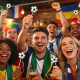 24 Soccer Candy Lollipops, Perfect for Soccer Party Favors, Birthday Goodie Bags, Team Gifts and Sports Themed Party Supplies, Fun Soccer Treats