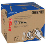 WypAll CriticalClean High Capacity Cloths Heavy Duty Foodservice Wipes (05927), Quarterfold Towels, Blue (1 Box of 300 Sheets, 300 Sheet Total)