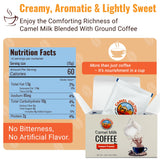 Camel Milk Instant Powdered Coffee Premix - 12 Single Serve Coffee Sachets - Nutrient-Rich Blend & Immune-Boosting Instant Coffee Powder - On-the-Go