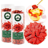 JINQI Dried Goji Berries Gou qi ?? 9.87oz/280g (4.93oz/140g*2) Ningxia New Red Wolfberry, Holiday Gifts, Tea Gifts, Can be Eaten Dry/Make Water/Make
