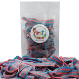 Variety Color Sour Gummy Belts (Blazpberry Red & Blue Raspberry, 2 LB)