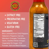 Torchbearer Sauces Zombie Apocalypse Ghost Chili Hot Sauce, 5oz Ghost Pepper & Habanero Hot Sauce, Heat Level 8 - Featured on Hot Ones - Almost Sweet
