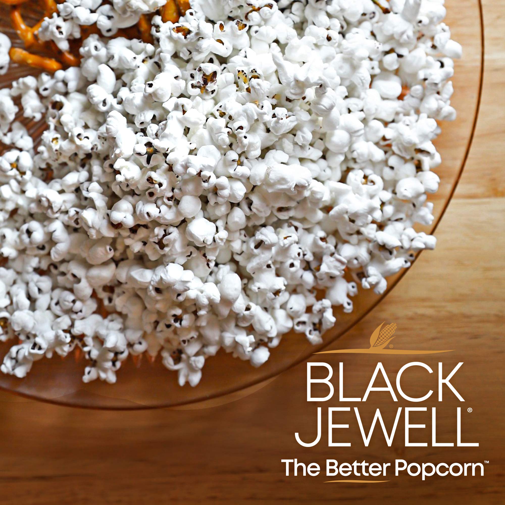 Black Jewell Simply Sea Salt Popped Popcorn, Gourmet Specialty Popcorn, 4.5 Ounces (Pack of 3)