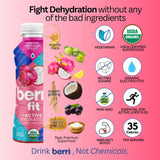 Berri Fit Hydration - Organic Dragon Fruit Flavor Natural Sports Drink - Plant-Based Electrolyte Beverage - Low Calorie, Paleo Coconut Water Solution