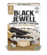 Black Jewell Gourmet Microwave Popcorn, Healthy Popcorn Snack, No Salt No Oil, 8.7 Ounces (Pack of 3)