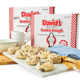 David's Cookies Cookies and Cream and Lemon Blueberry Decadent Cookie Dough Ready to Bake Frozen Variety Pack with Chocolate Cookie Pieces White