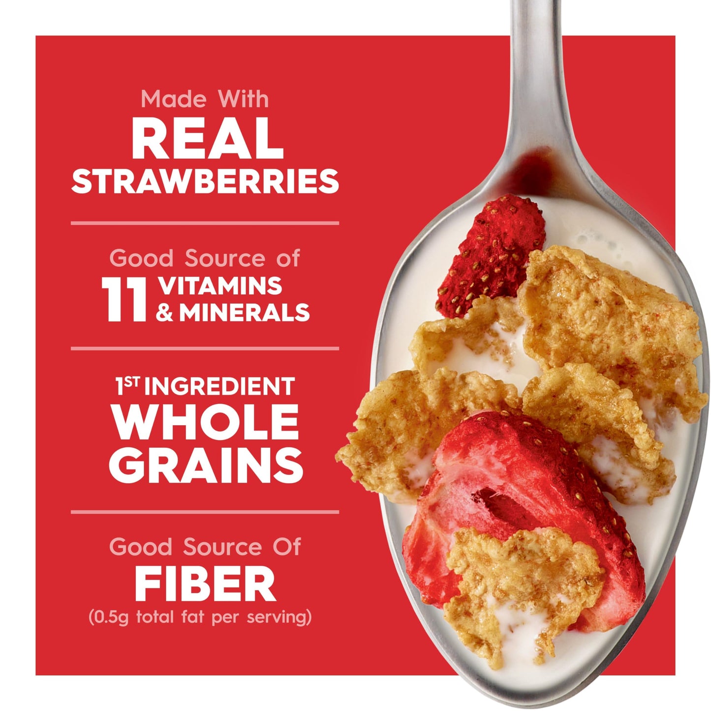 Kellogg's Special K Breakfast Cereal, Family Breakfast, Fiber Cereal, Red Berries, 11.7oz Box (1 Box)