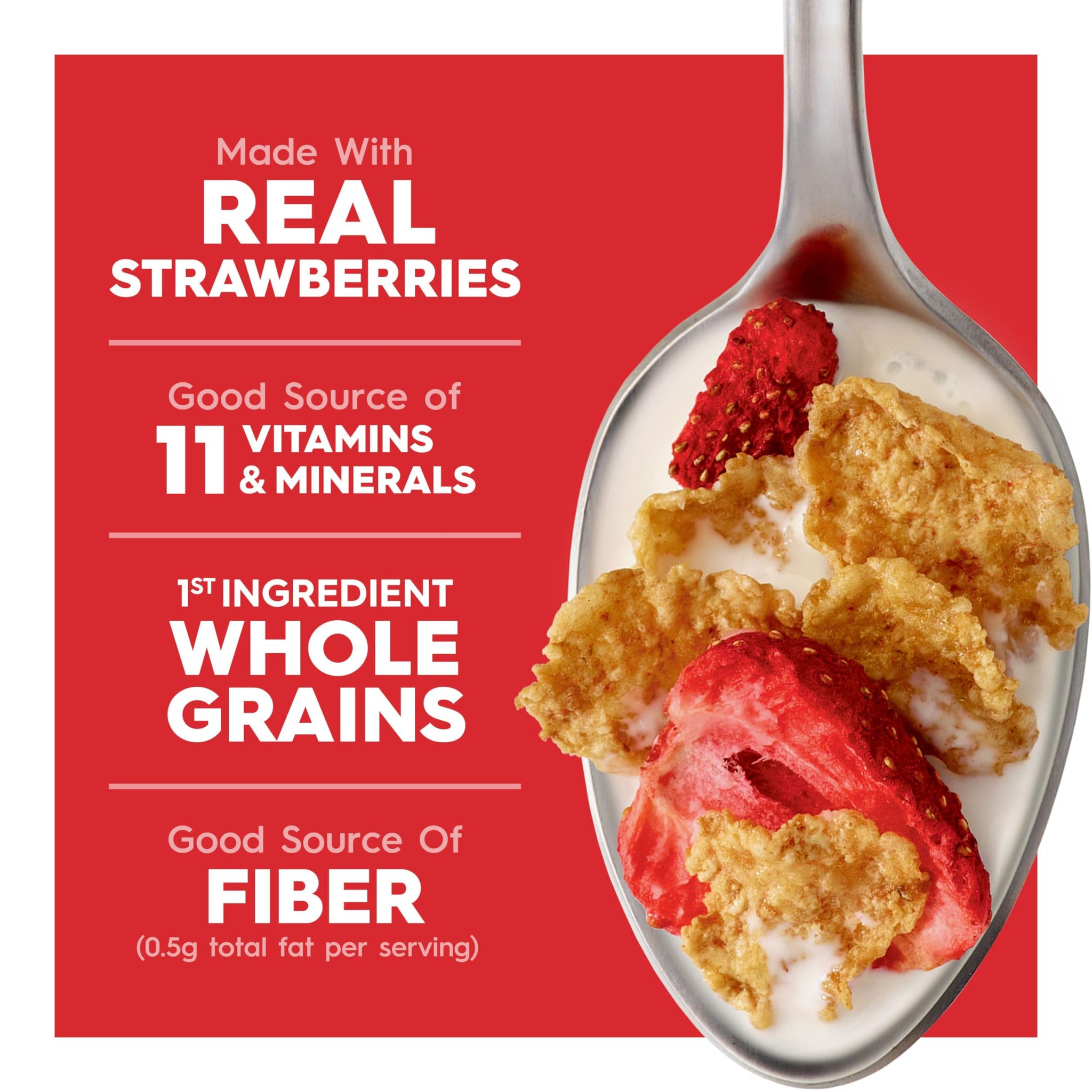 Kellogg's Special K Breakfast Cereal, Family Breakfast, Fiber Cereal, Red Berries, 11.7oz Box (1 Box)