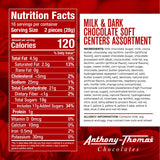 Anthony Thomas, Soft Centers Assortment Chocolate Gift Box, Milk and Dark Chocolate Assortment (32 Count, Milk and Dark Chocolate)
