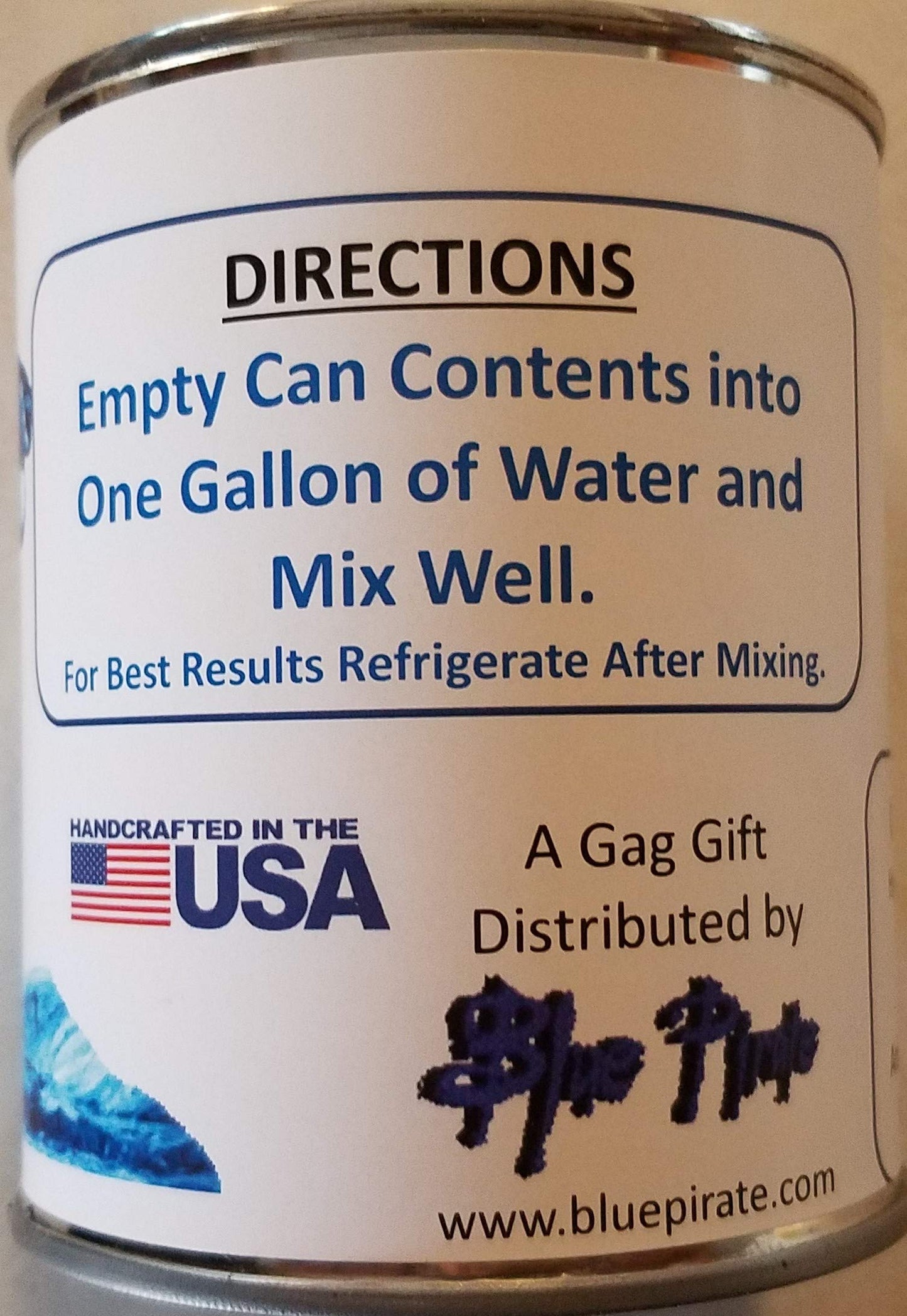 Two-Pack of Dehydrated Water Cans. A must have for Camping & Survival Supply. Funny Gag Gift & Adult Stocking Stuffer for all ages of adults