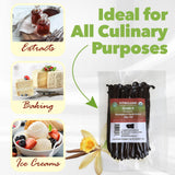 50 Organic Grade A Madagascar Vanilla Beans. Certified USDA Organic for Extract and All Things Vanilla. ~5" by FITNCLEAN VANILLA. Bulk Fresh NON-GMO