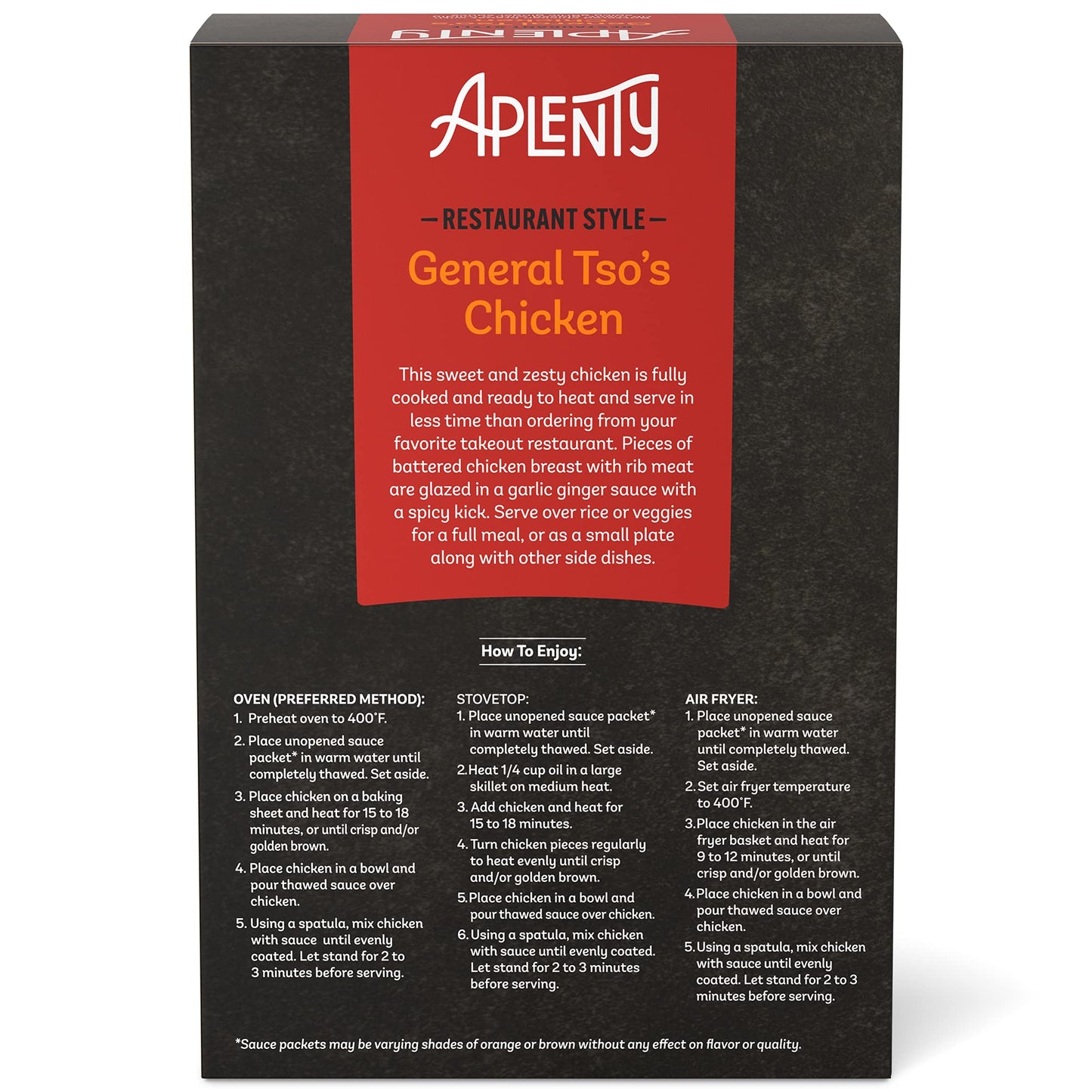 Aplenty General Tsos Chicken, 22 Oz
