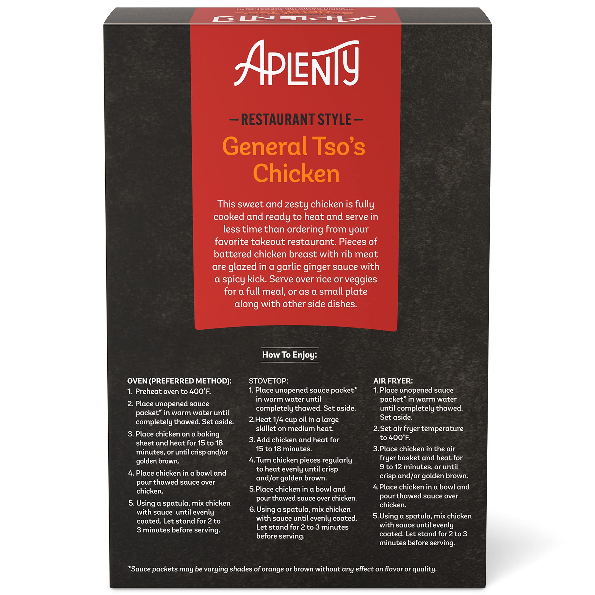 Aplenty General Tsos Chicken, 22 Oz