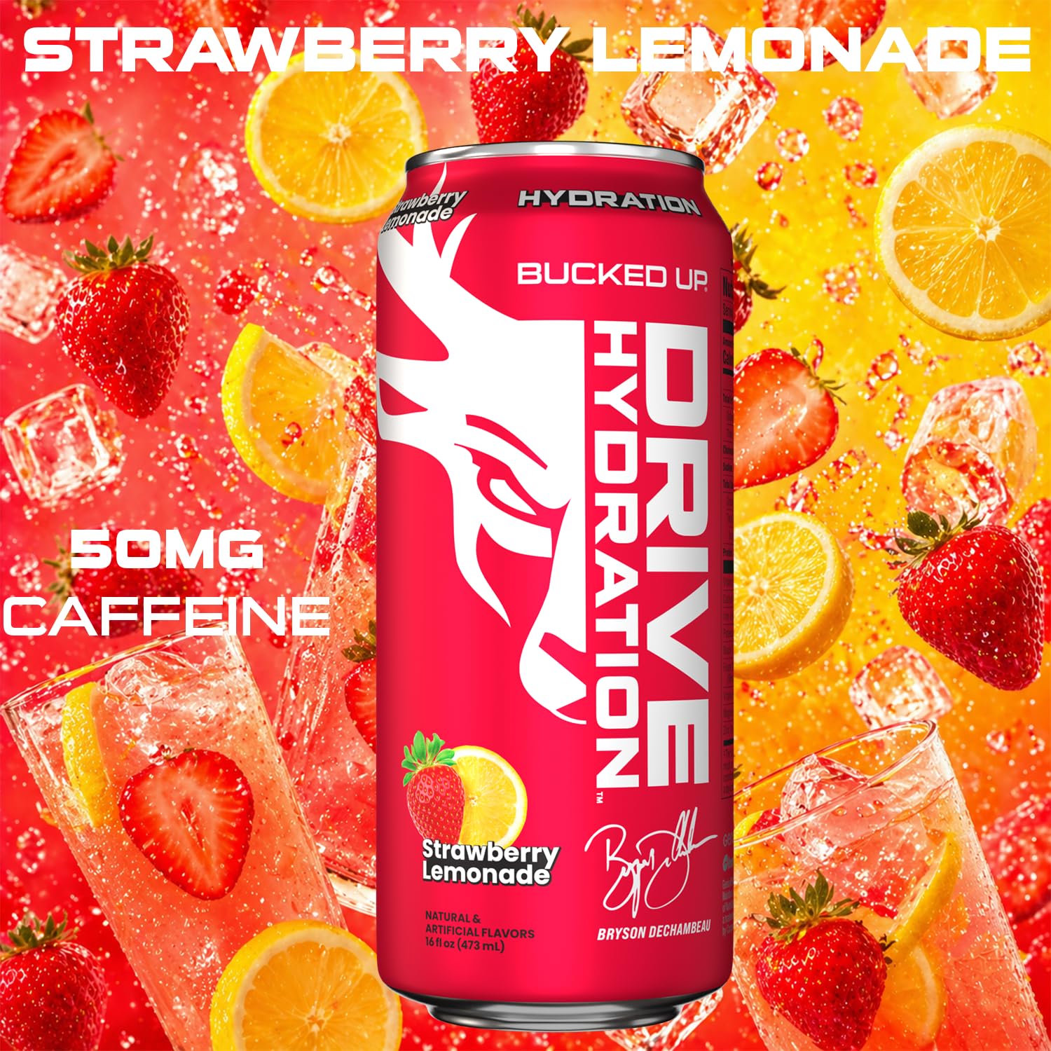 Drive Drink [Bryson] [Strawberry Lemonade] [12 CT]