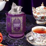 Harney & Sons Tower of London Black Tea with Stone Fruit, Bergamot and Honey Flavors | 30 sachets, Historic Royal Palaces Collection (Tin Design May