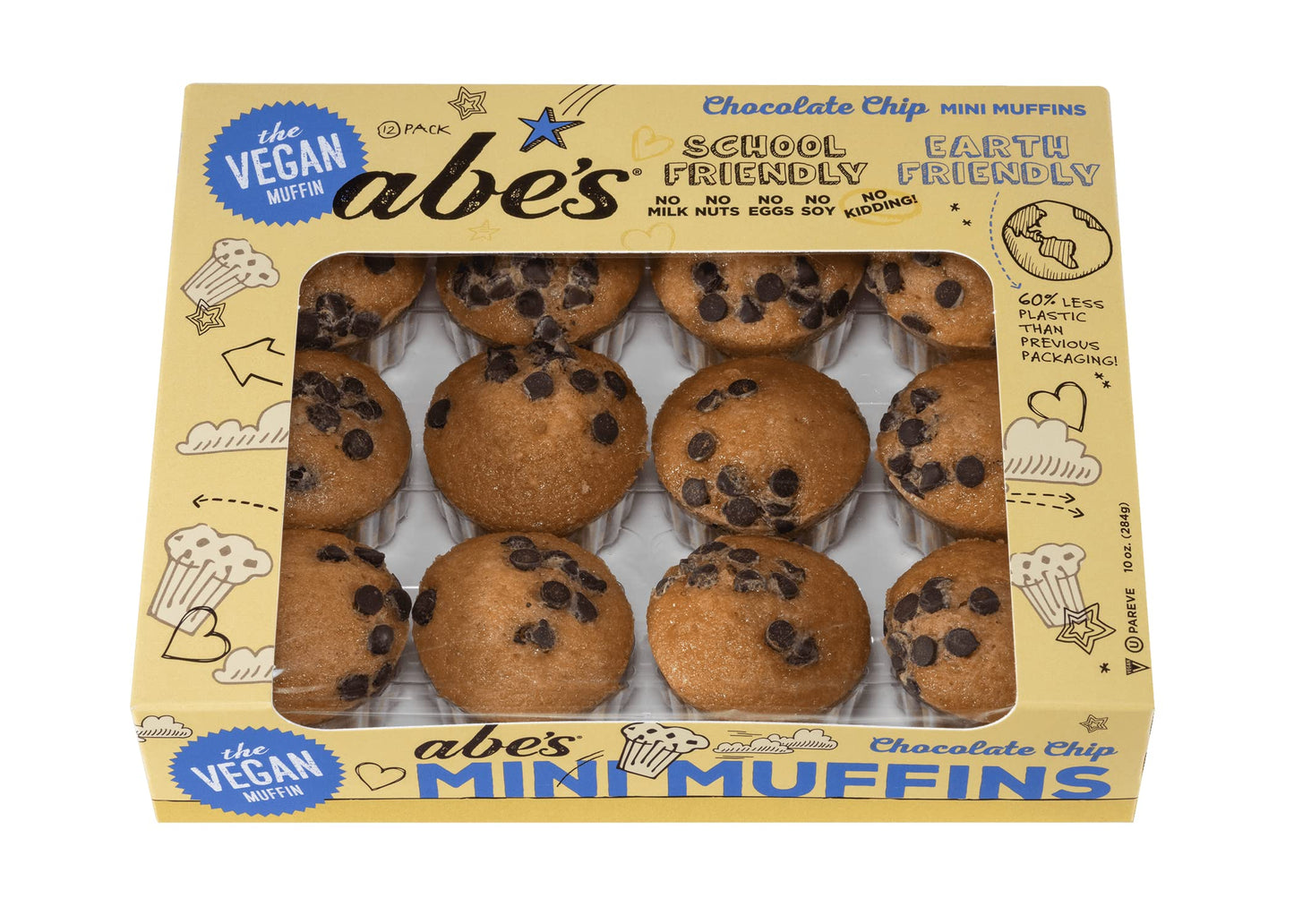 Abe's, Chocolate Chip Mini Muffins (FROZEN EACHES)