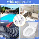 Mkhaslri 26 Pcs Toilet Pumice Stone with Long Handle Toilet Bowl Cleaner Brush Wand Refills Pumice Stone Block Deep Cleaning Remover Tool for Pool