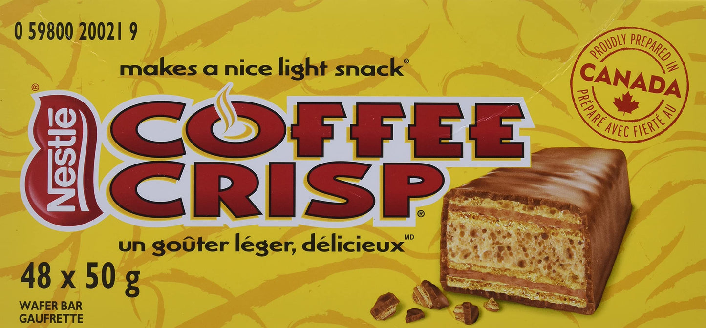 Nestle Coffee Crisp Bar, 1.76-Ounce Bars (Pack of 48)